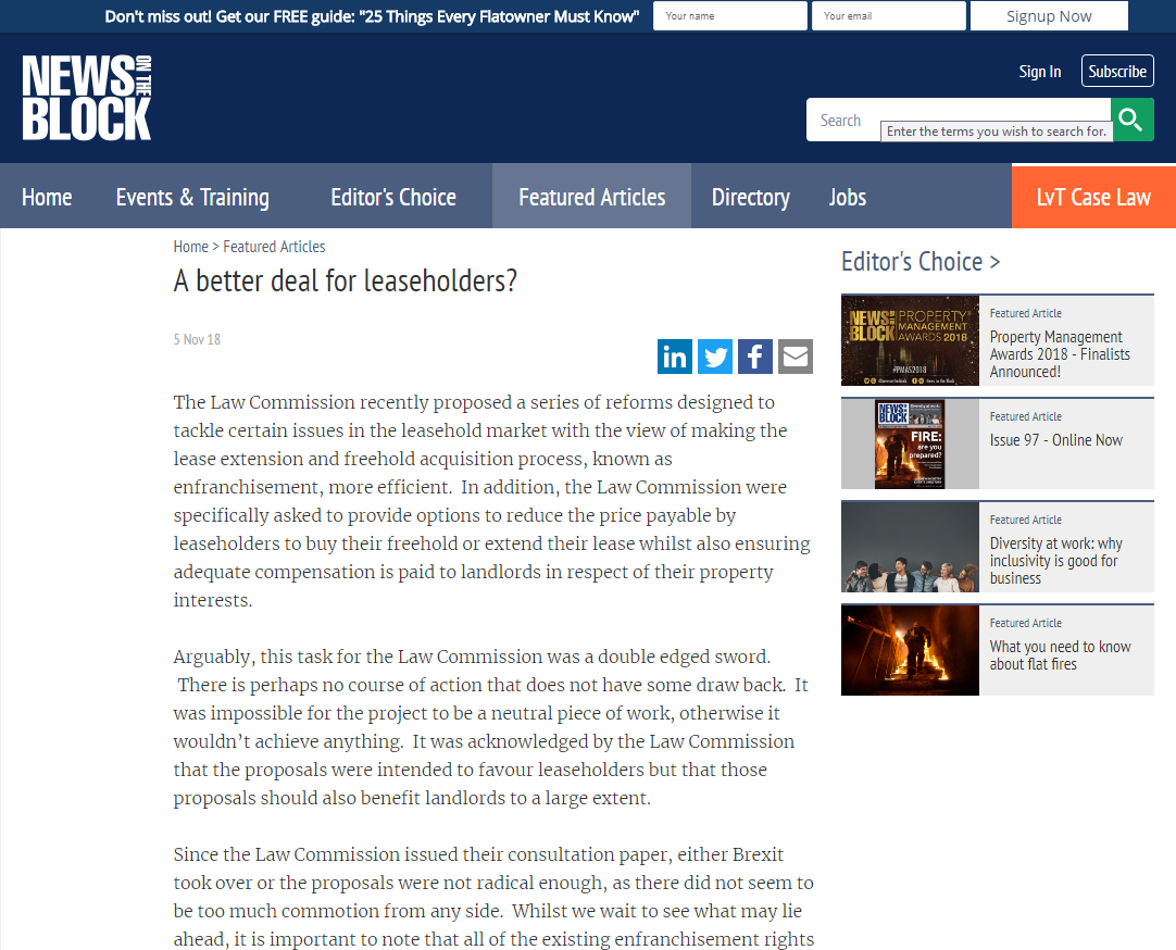 News on the Block opinion piece